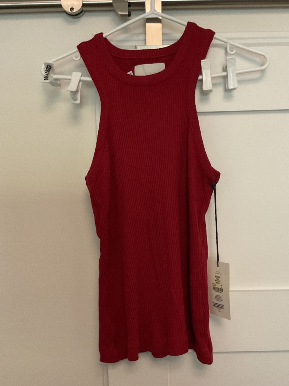 Citizens of Humanity tank in red, new with tags, size Large